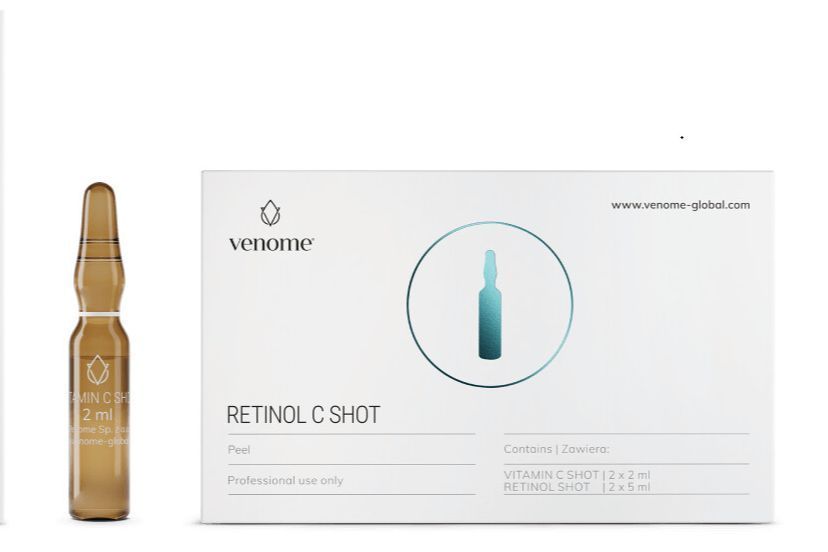 Portfolio usługi Peeling Retinol 2% Venome RETINOL C SHOT
