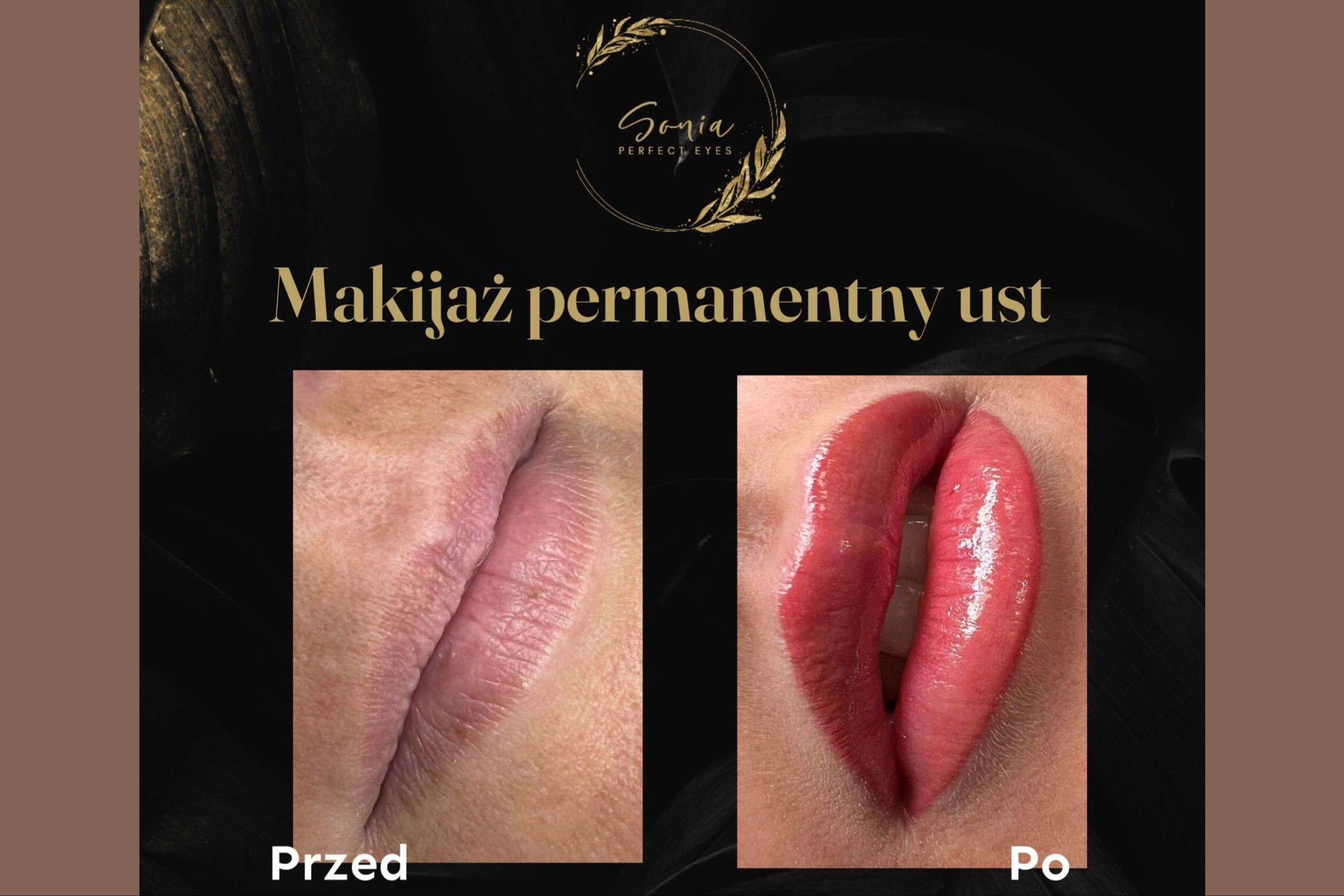 Portfolio usługi Makijaż permanentny ust