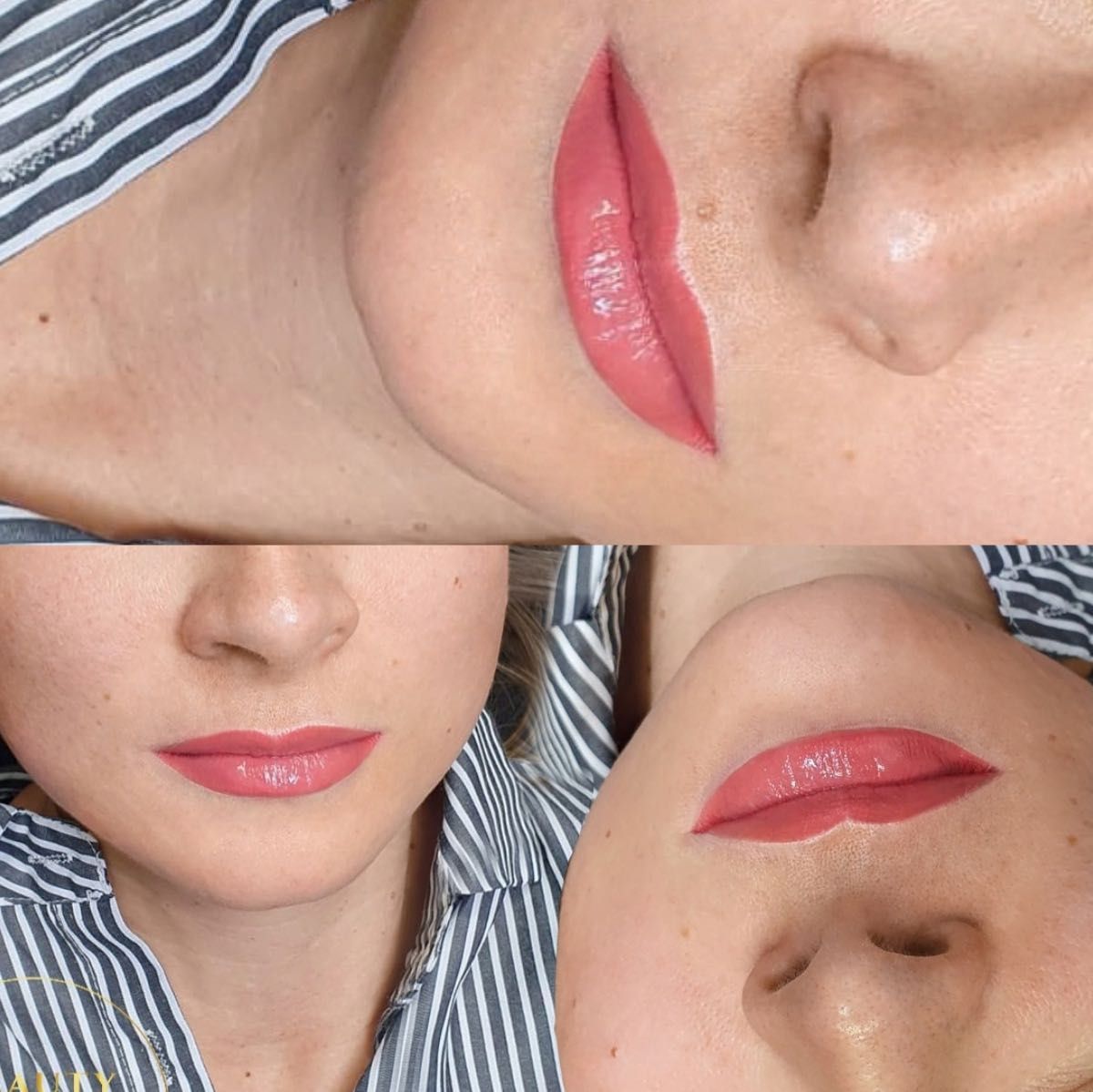 Portfolio usługi Makijaż permanenty ust /Aquarelle/ Natural lips