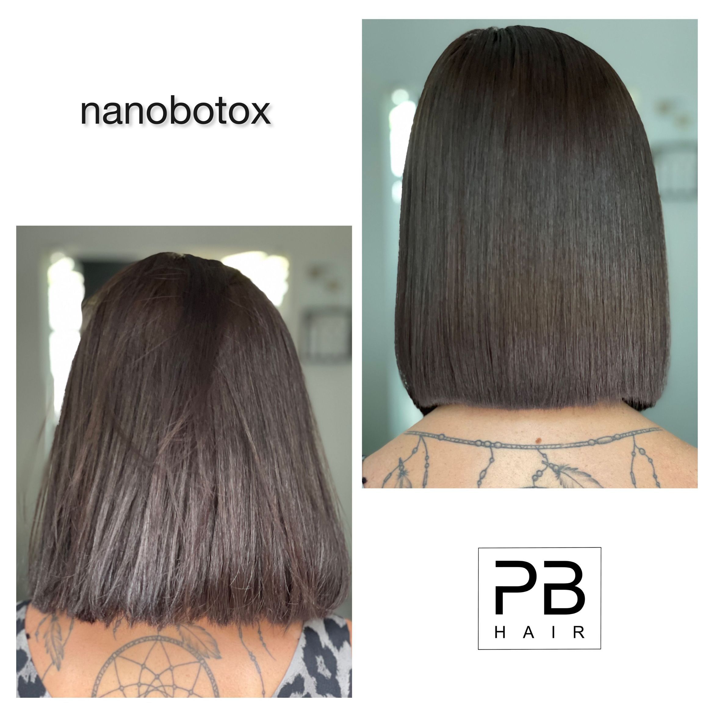 Portfolio usługi nano-botox  / włosy półdługie