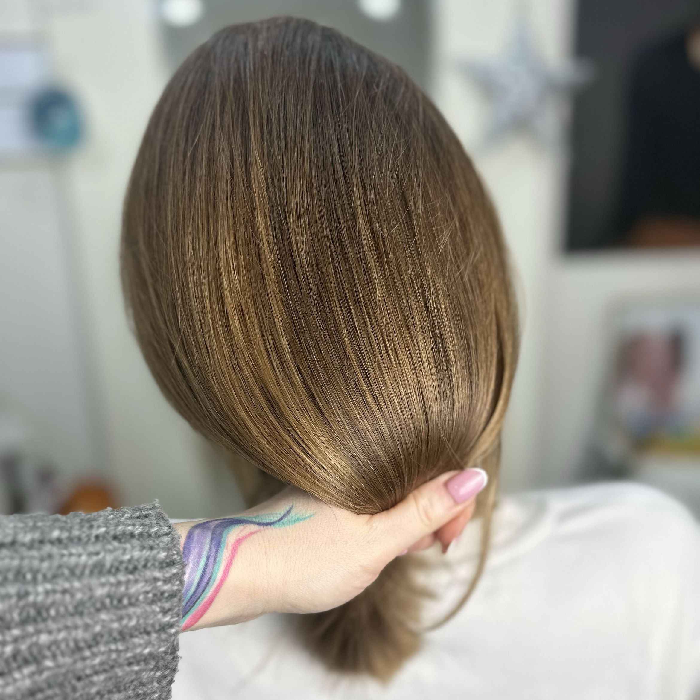 Portfolio usługi K-PAK rekonstrukcja włosów JOICO włosy  średnie