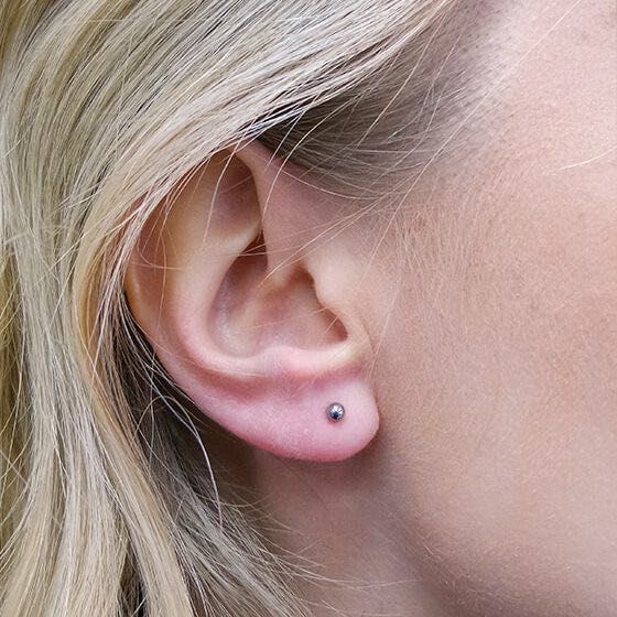 Portfolio usługi Piercing ucha - Lobe