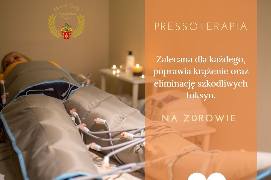 Portfolio usługi Drenaż limfatyczny/pressoterapia