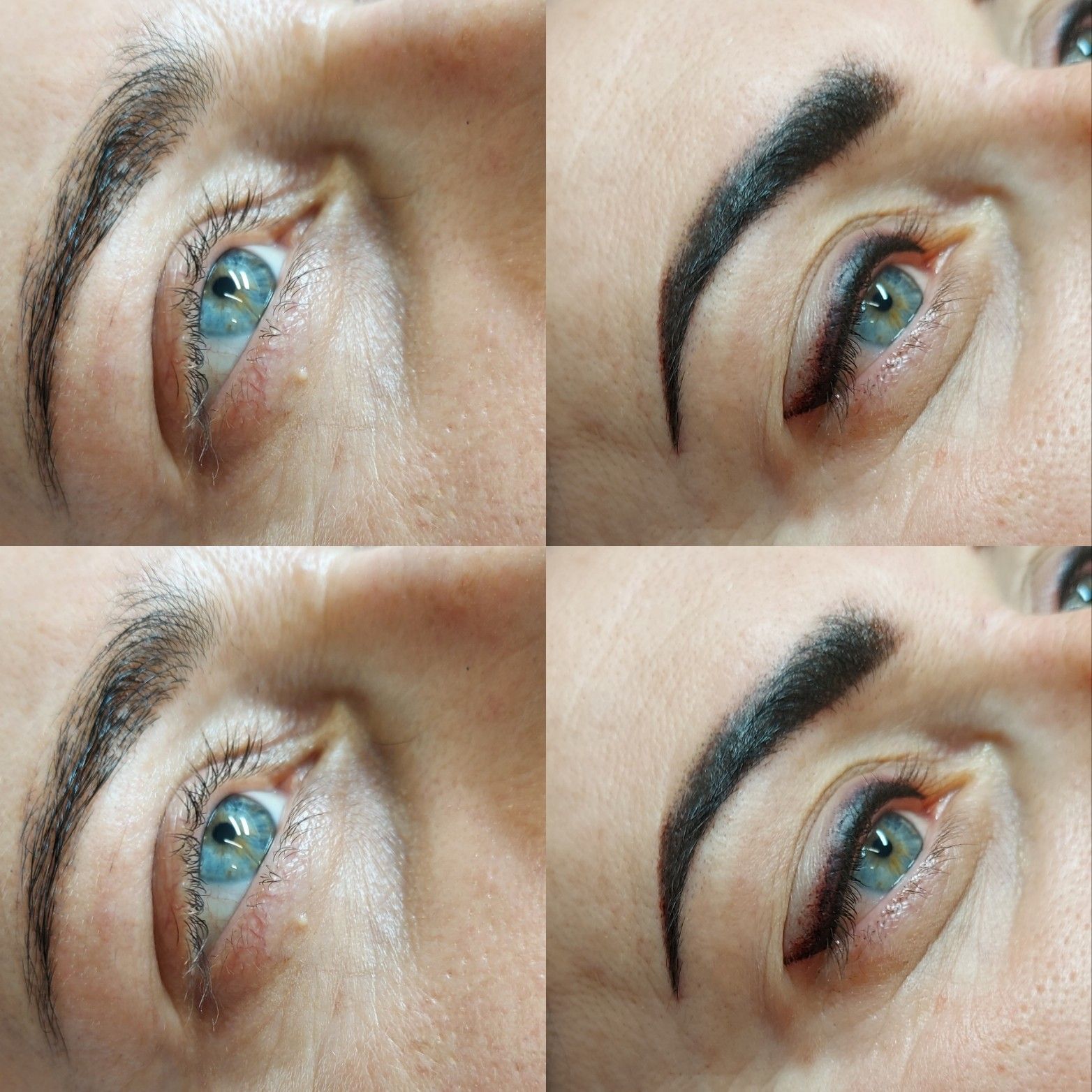 Portfolio usługi Makijaż permanentny górnej powieki oka