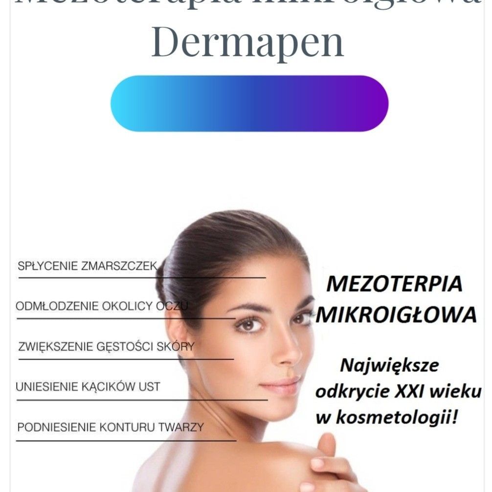 Portfolio usługi Mezoterapia mikroigłowa Dermapen