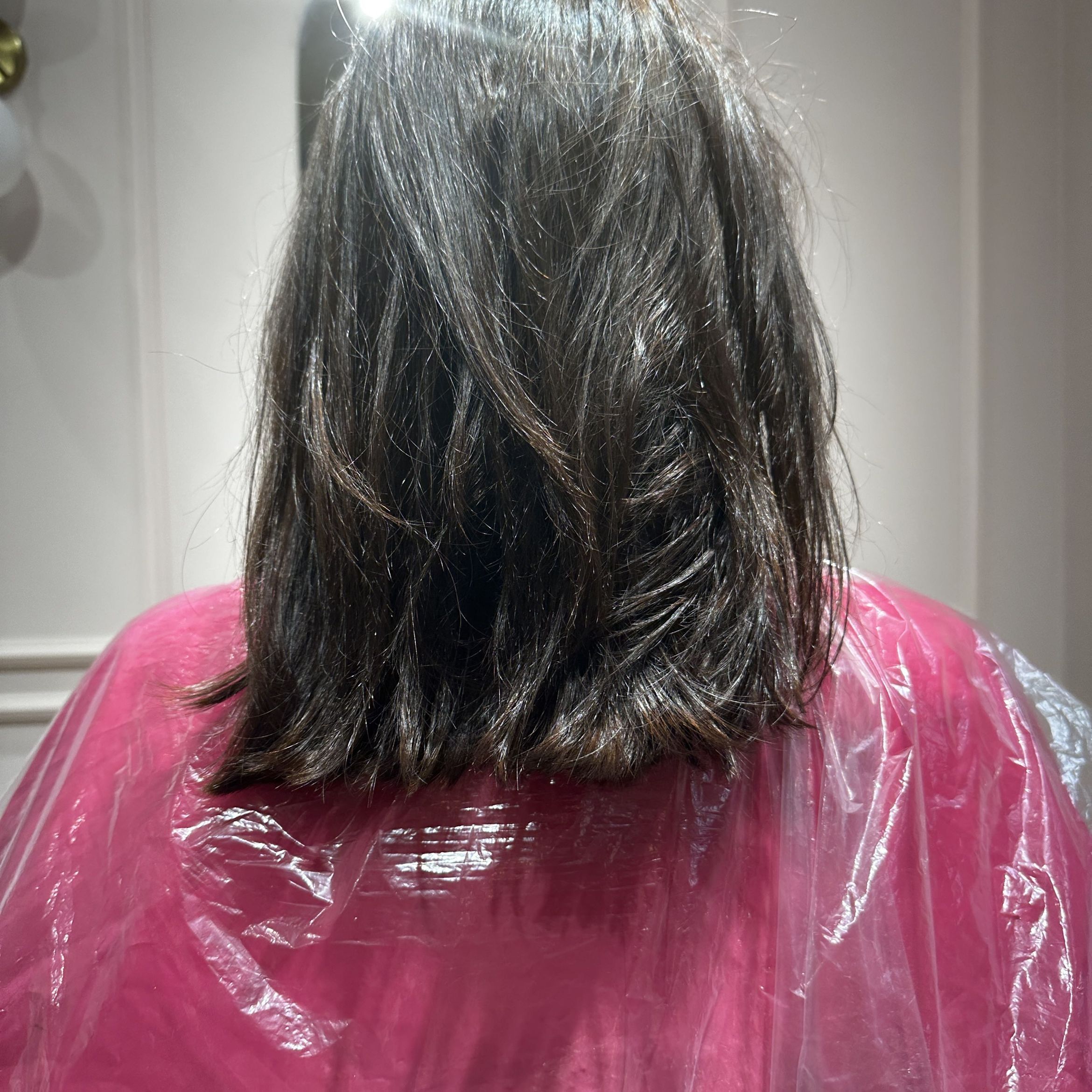 Portfolio usługi Keratynowe prostowanie włosów