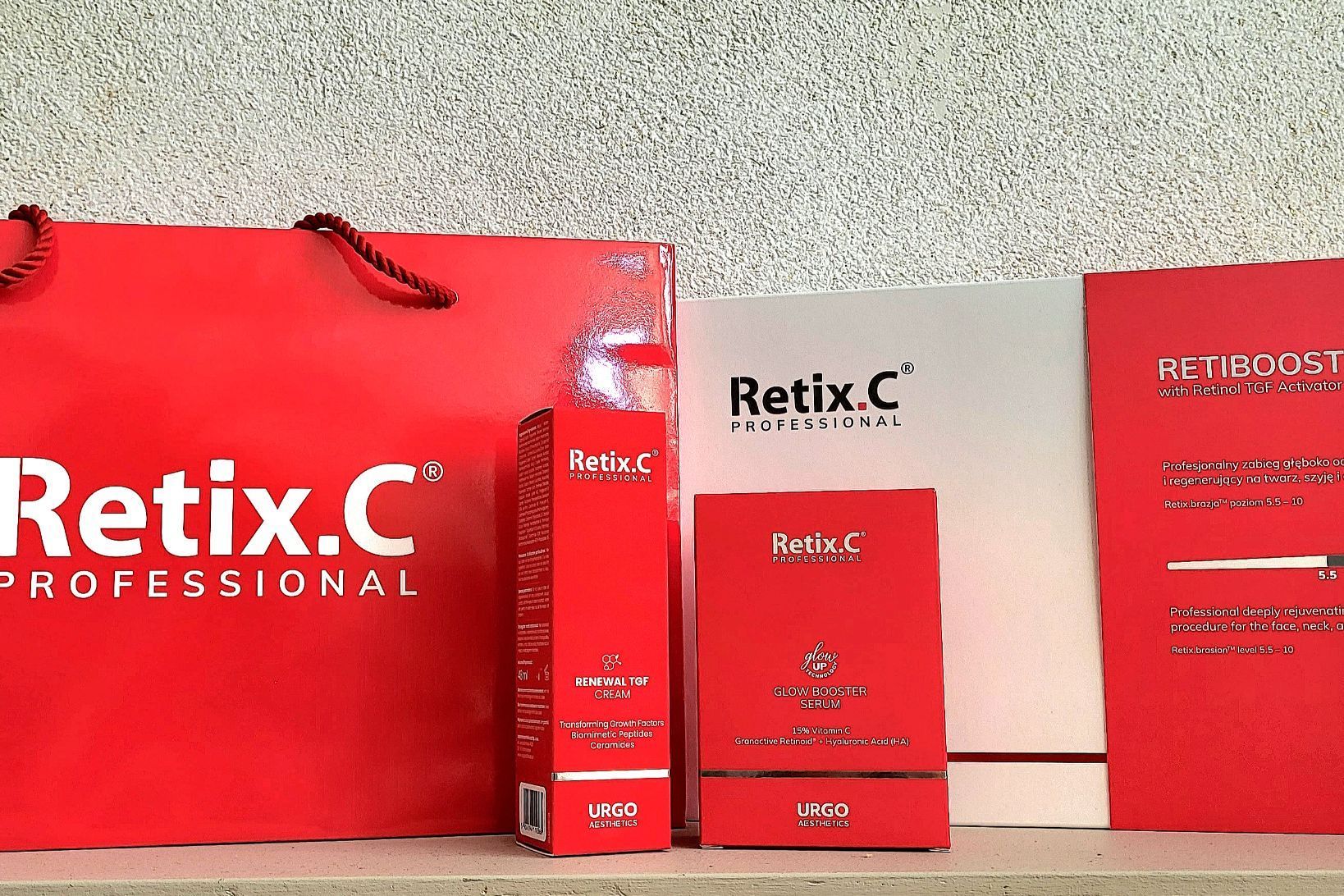 Portfolio usługi Retix C  Retibooster with retinol TGF ACT