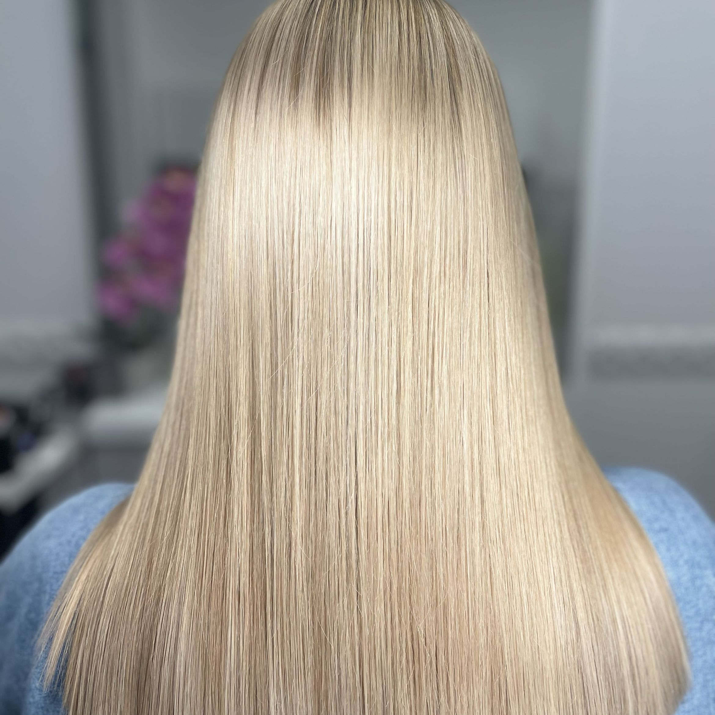 Portfolio usługi Sombre włosy długie ( rozjaśnienie farba )