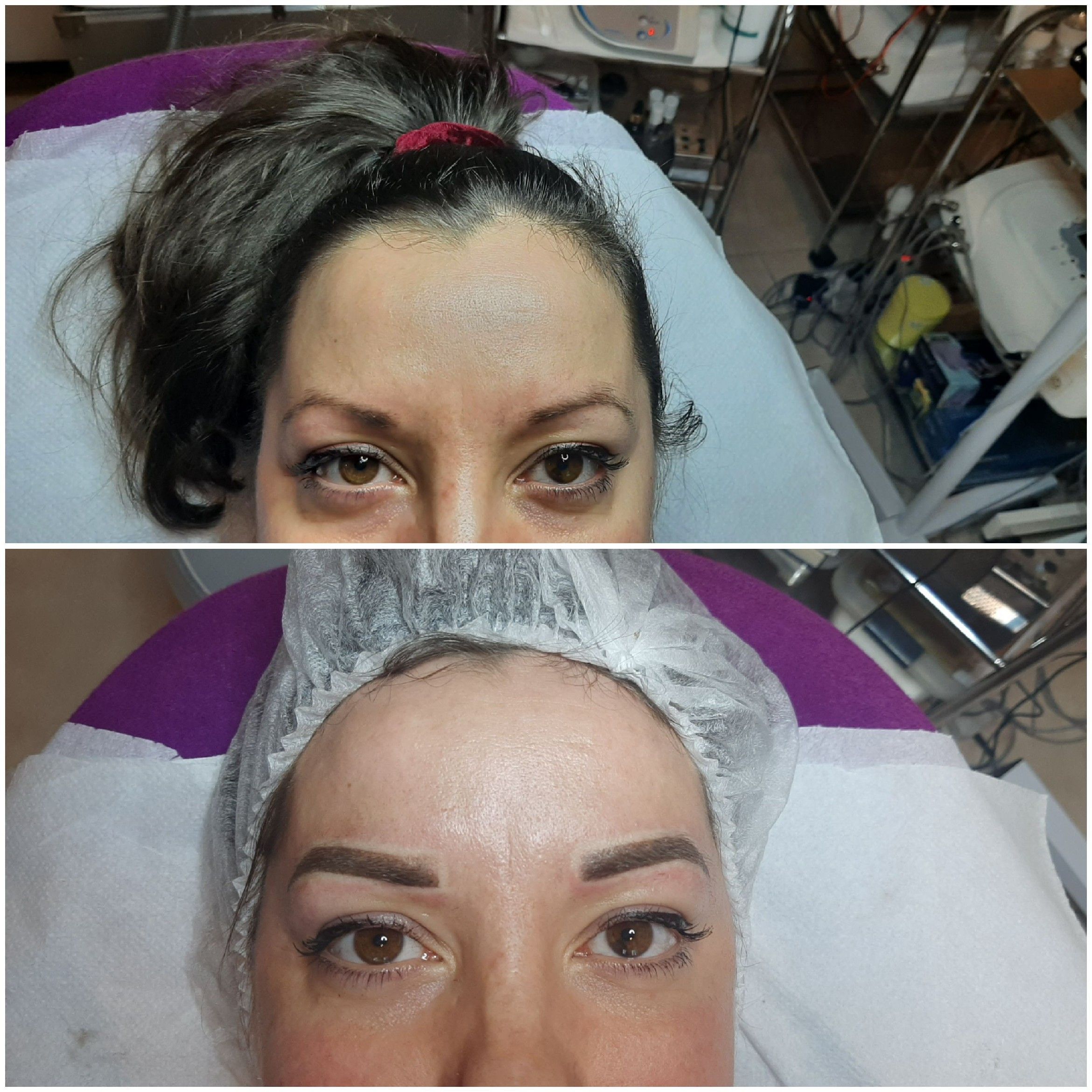 Portfolio usługi Makijaż permanentny - brwi - metoda cieniowania