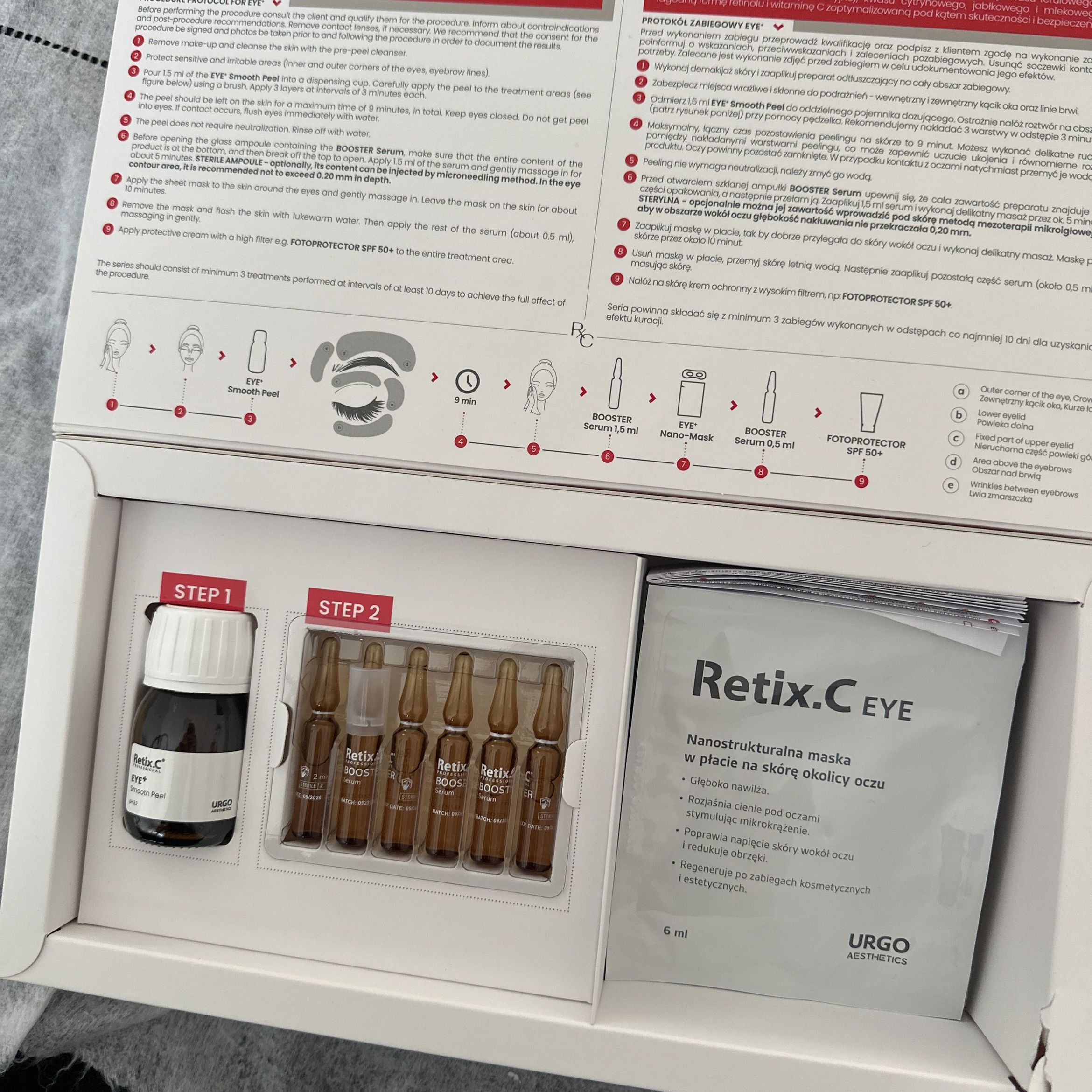 Portfolio usługi Retix c -na okolicę oka