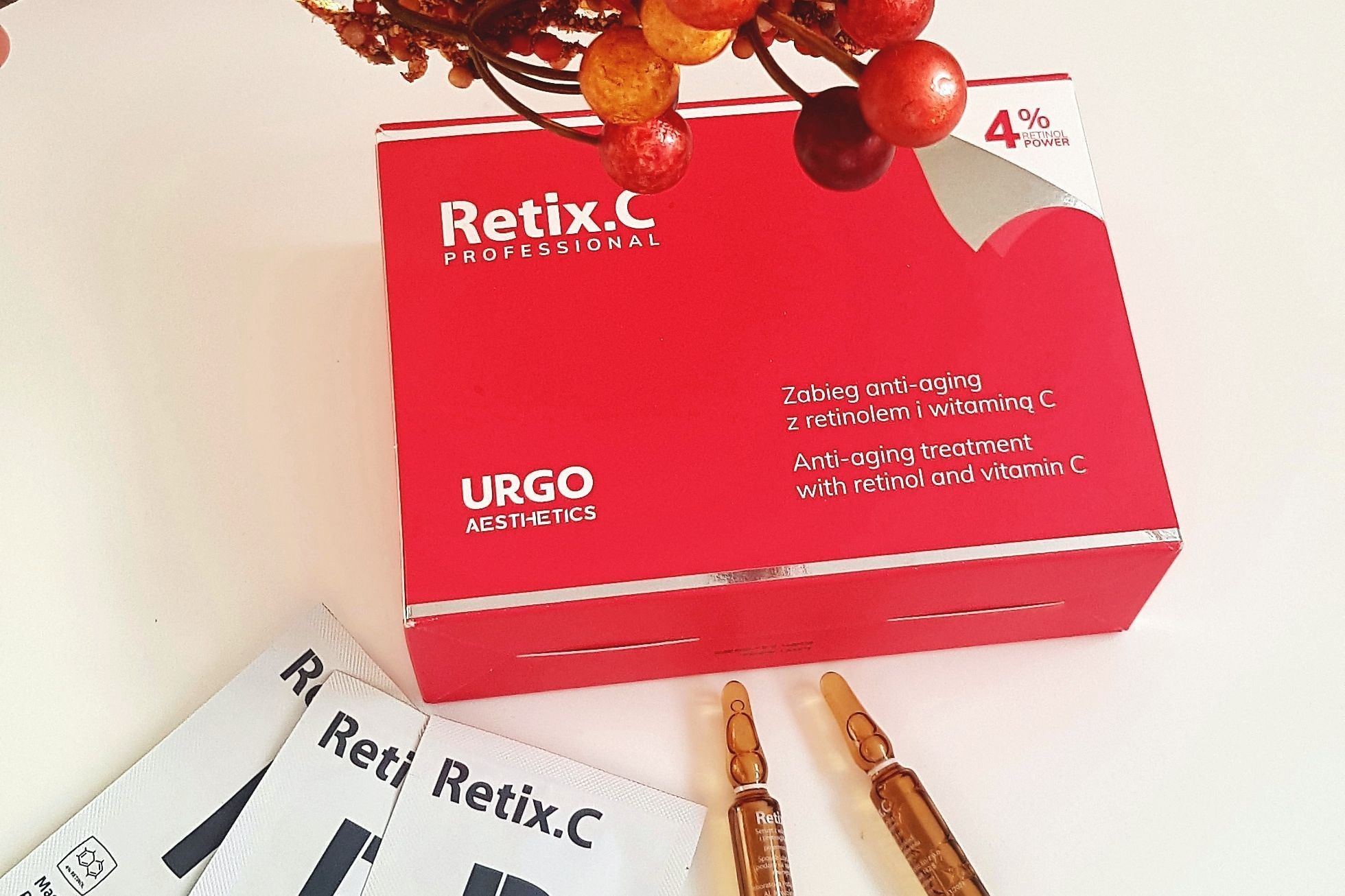Portfolio usługi Retix C- zabieg regenerujący, złuszczający