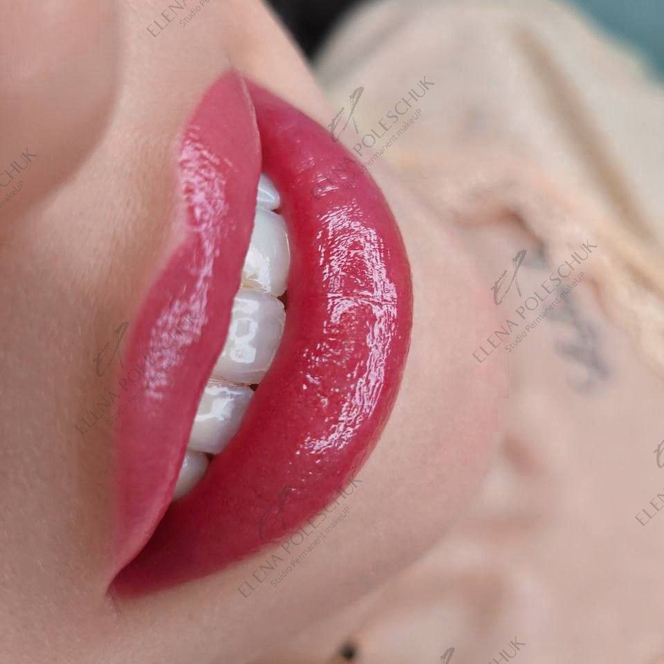 Portfolio usługi Makijaż permanentny ust Aguarelle Lips