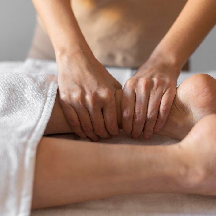 Portfolio usługi "Szybka Pomoc"- masaż bolesnej części ciała