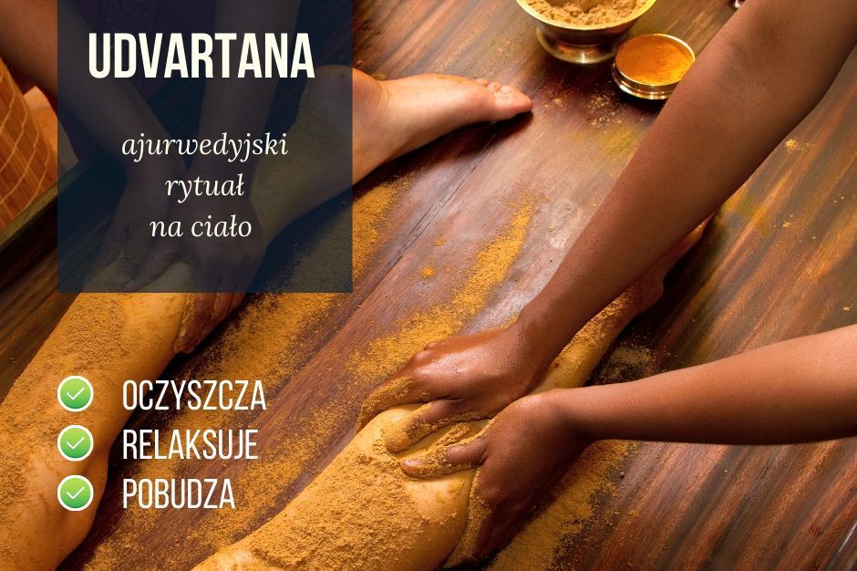 Portfolio usługi Udvartana - masaż/peeling