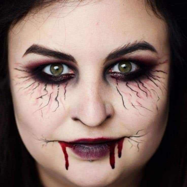 Portfolio usługi makijaż Halloween