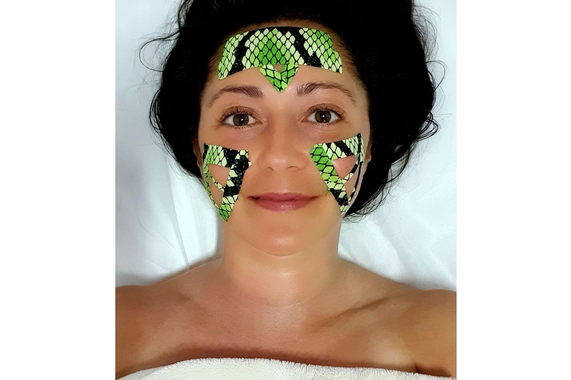 Portfolio usługi KOBIDO masaż twarzy + taping