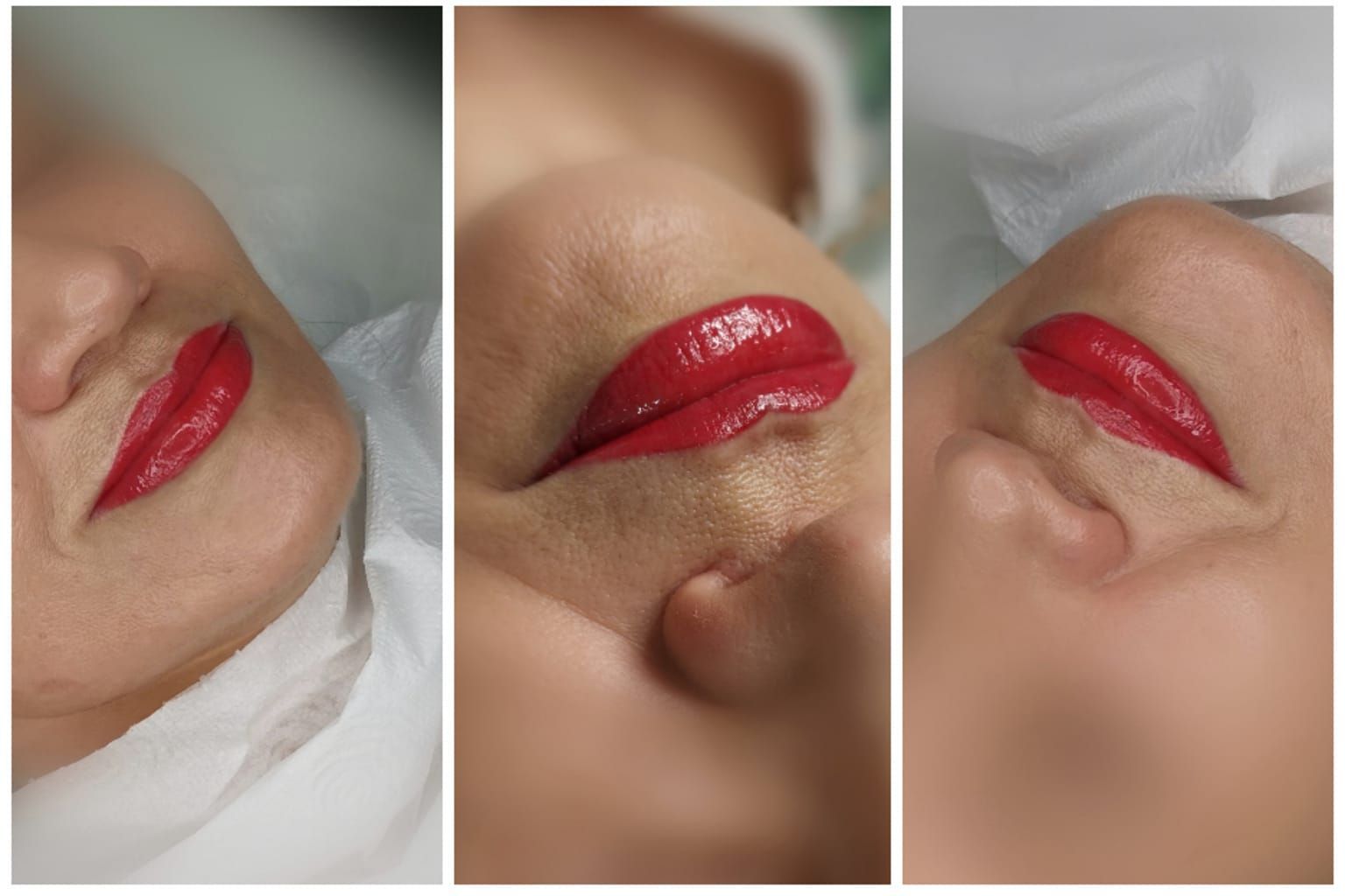 Portfolio usługi Makijaż permanentny ust dowolna metoda