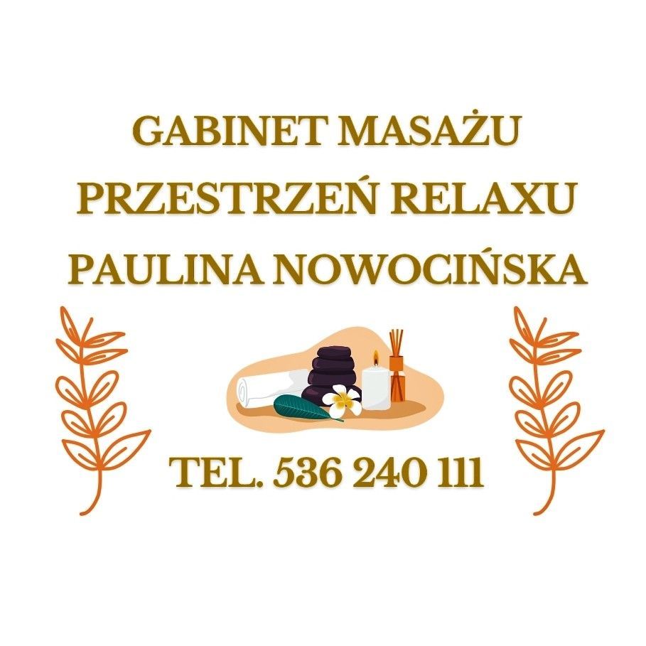 ,,Przestrzeń Relaxu"                                      Paulina Nowocińska, Przemyska 11A, parter( po wejściu do budynku proszę kierować się schodami do góry, następnie w prawo ), 02-359, Warszawa, Ochota