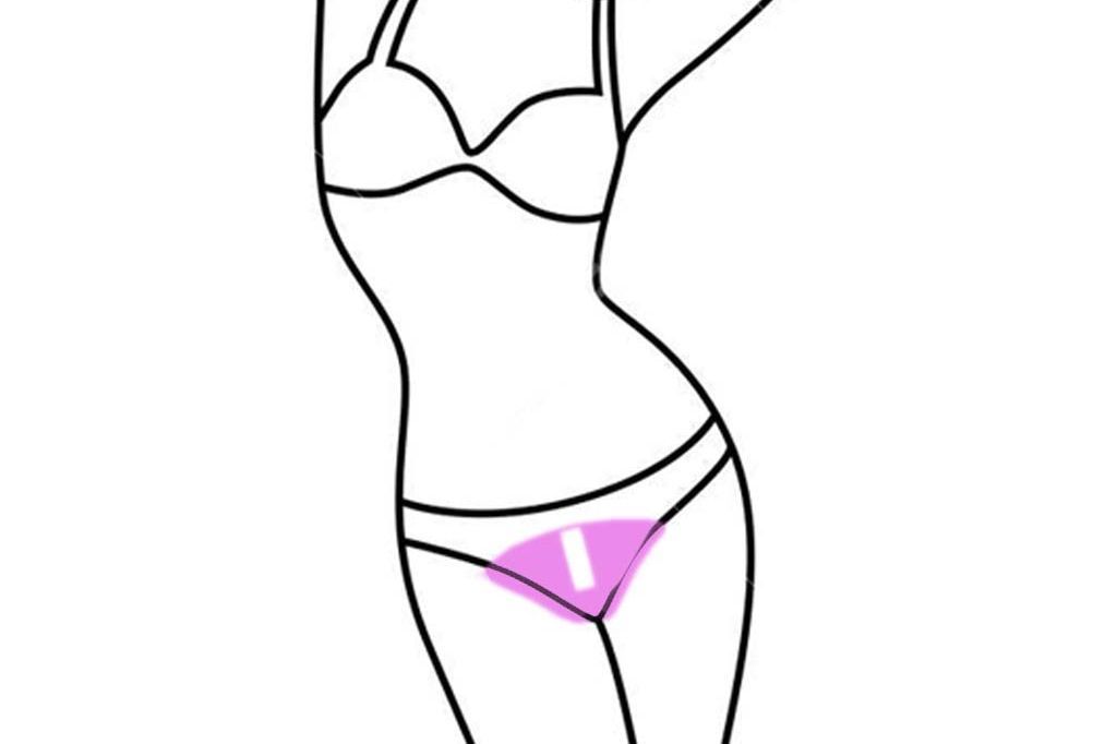 Portfolio usługi Bikini brazylijskie ze szparą pośladkową