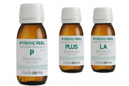 Portfolio usługi Peeling chemiczny - PYRUVIC