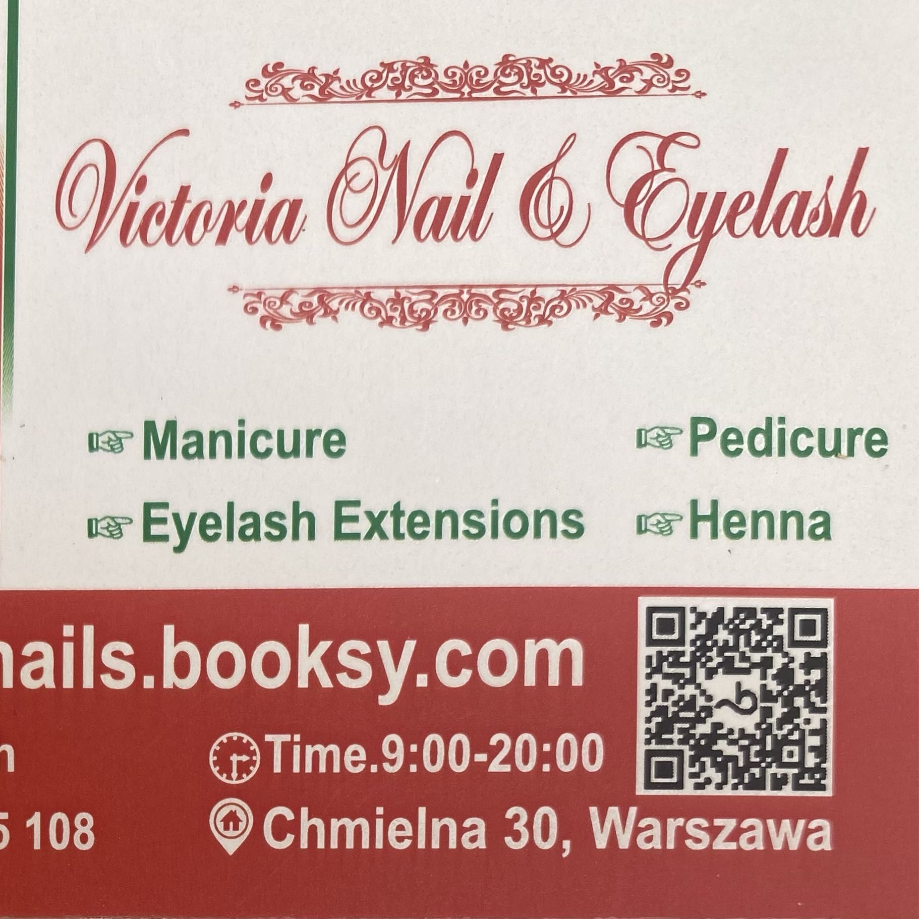 Victoria Nails & Eyelash, Chimelna 30, 00-020, Warszawa, Śródmieście