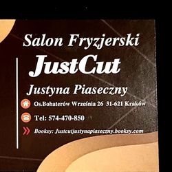 JustCut Justyna Piaseczny Salon Fryzjerski, osiedle Bohaterów Września 26, 31-621, Kraków, Nowa Huta
