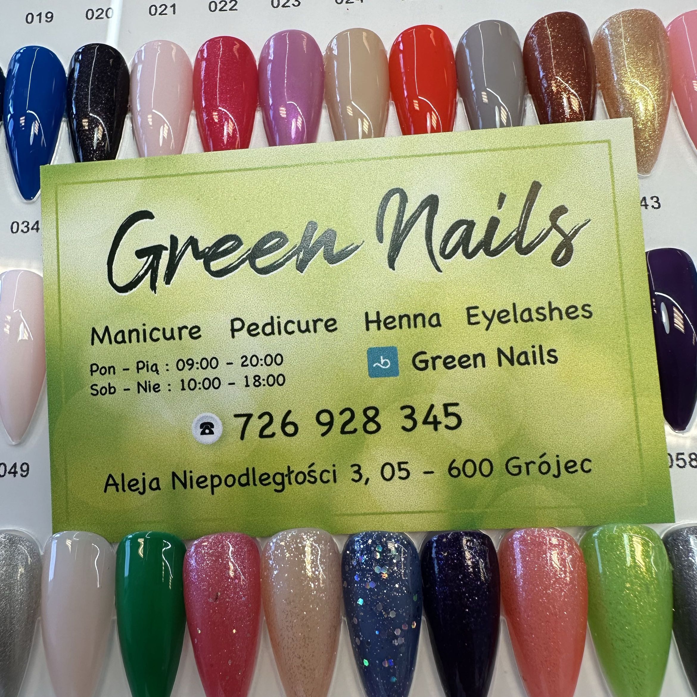 Green Nails, niepodległości 3 grojec, 05-600, Grójec