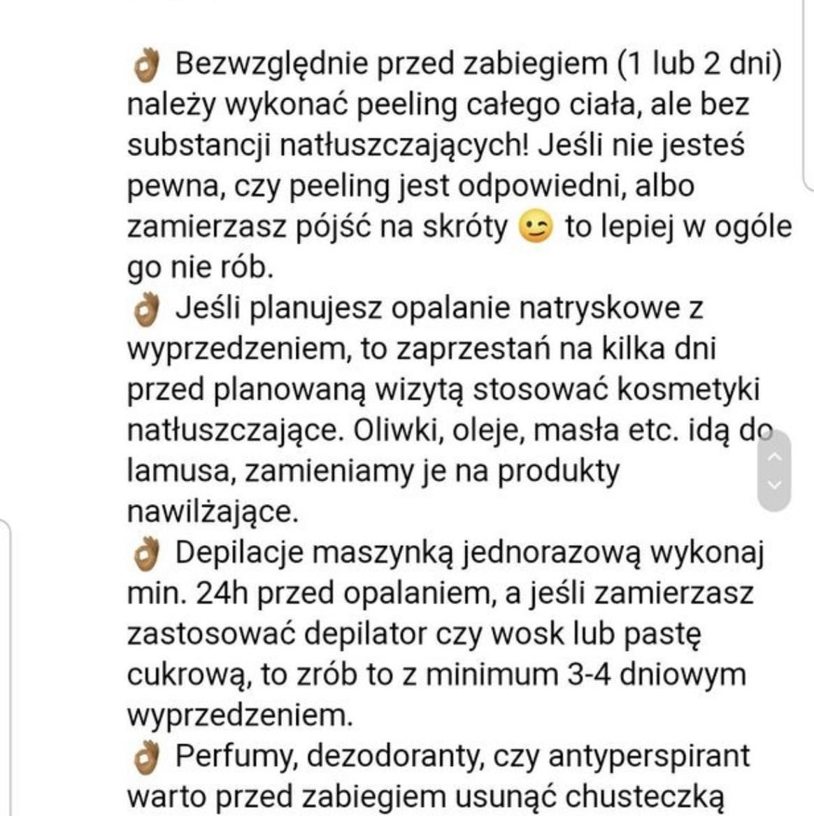 Portfolio usługi Opalanie natryskowe z dojazdem na terenie Warszawy