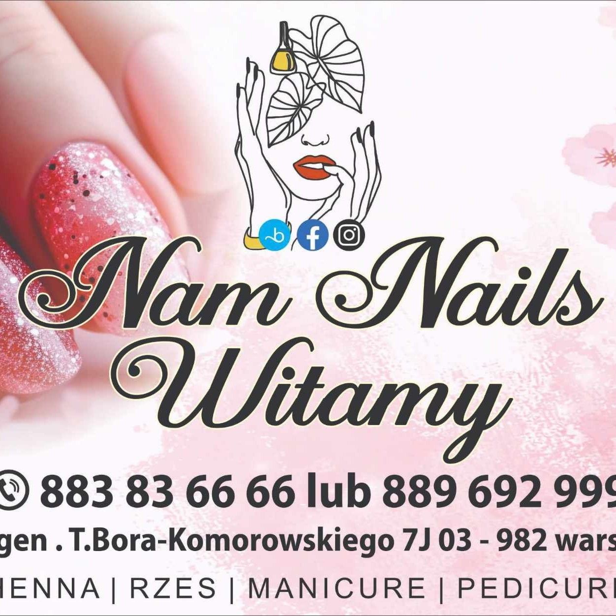 Namnails, gen. T. Bora-Komorowskiego 7j, 03-982, Warszawa, Praga-Południe