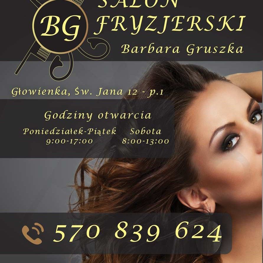 Salon Fryzjerski BG, św. Jana 12, Piętro Pierwsze, 38-455, Głowienka