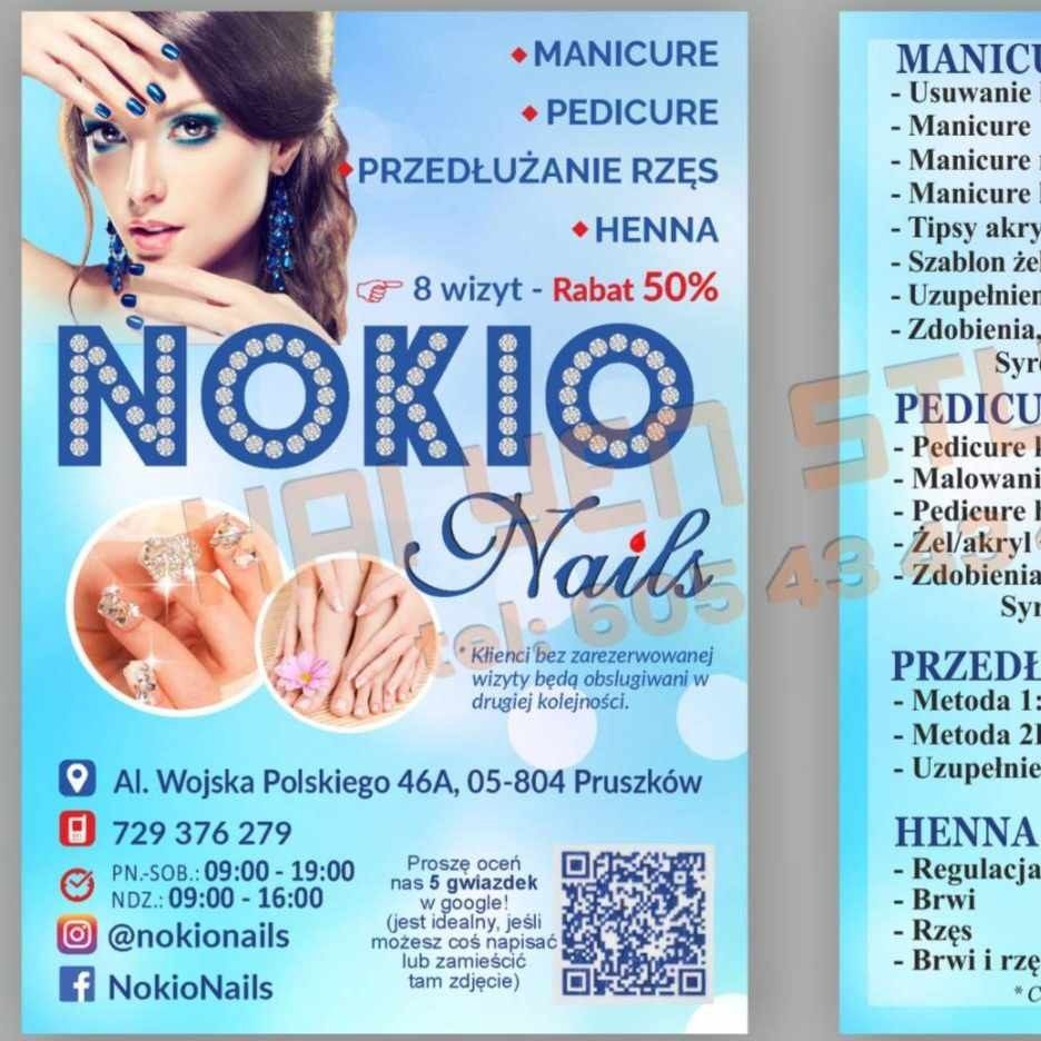 Nokio Nails, Al. Wojska Polskiego, 46A, 05-804, Pruszków