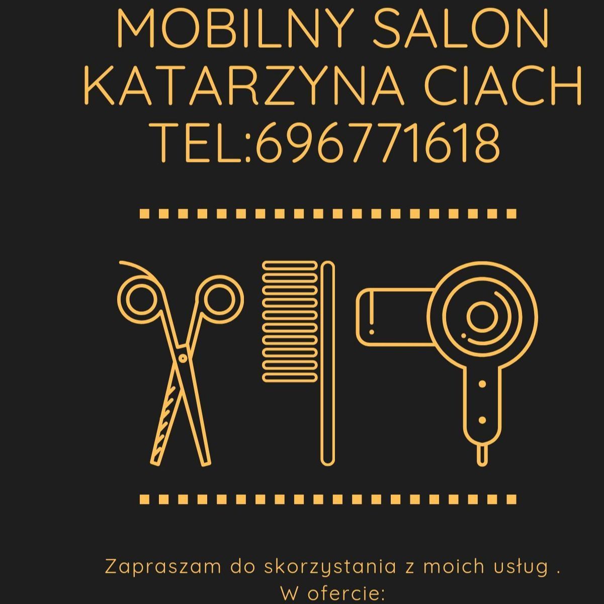 Katarczyna Ciach Mobilny Fryzjer, Plac Sw Anny, 43-100, Tychy