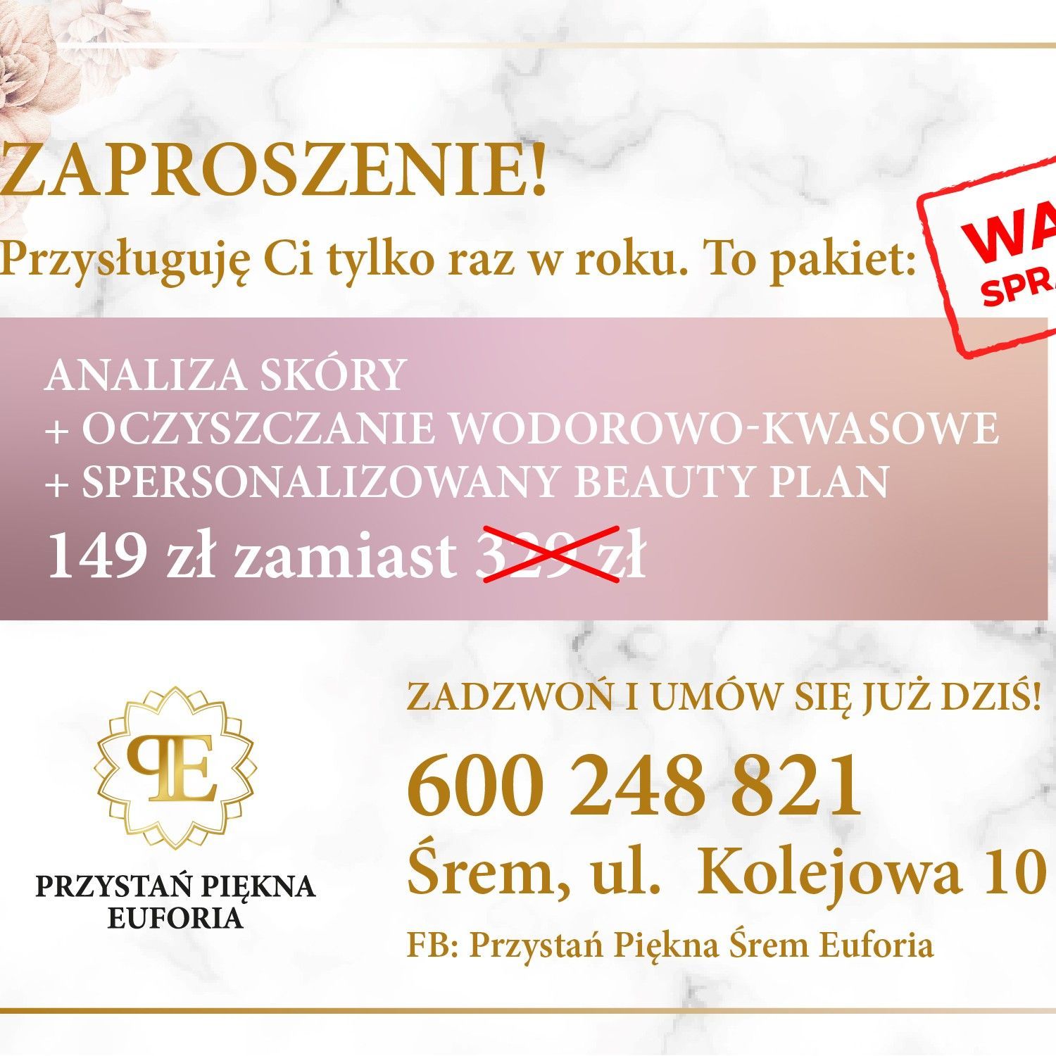 Portfolio usługi ❤Pakiet Konsult +Ocz. Wodorowo-Kwasowe+Beauty Plan
