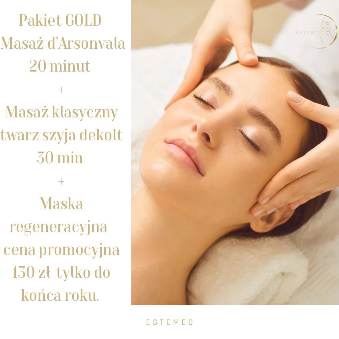 Portfolio usługi Masaż twarzy - PAKIET GOLD