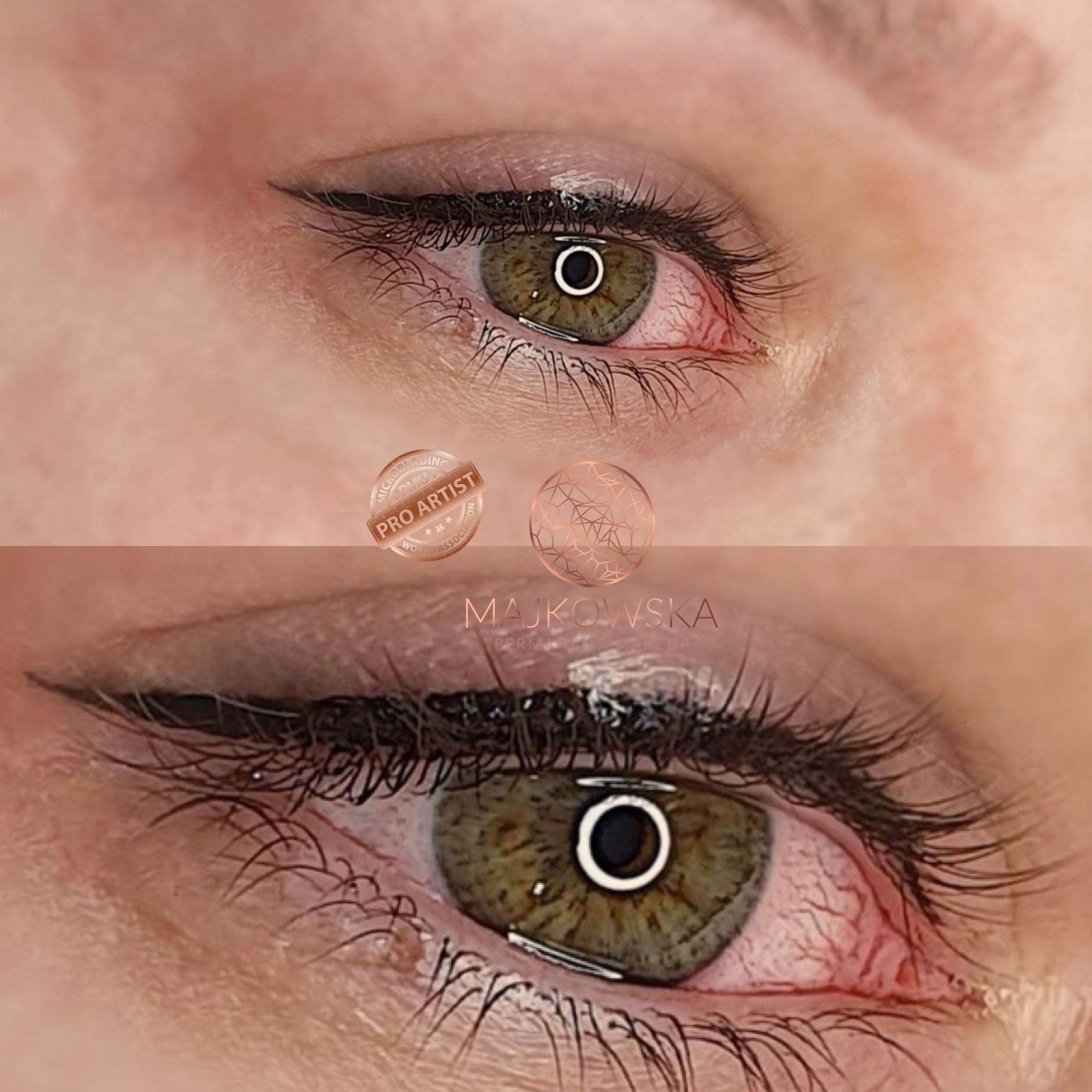 Portfolio usługi Makijaż permanentny oczu Classic Eyeliner