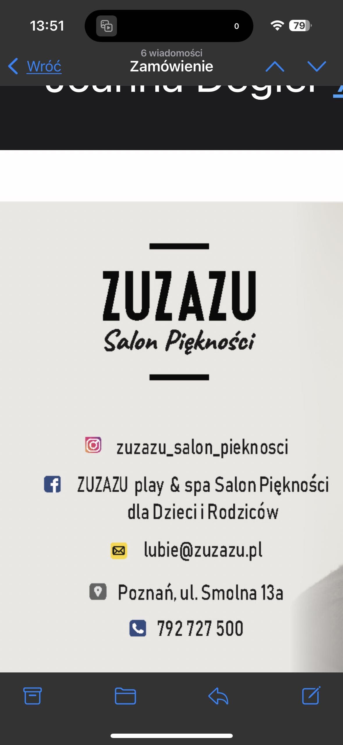 Zuzazu Salon Urody dla Dorosłych i Dzieci, ul. Smolna 13a, 61-008, Poznań, Nowe Miasto