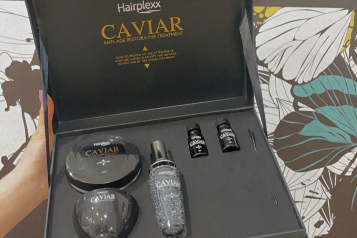 Portfolio usługi Hairplexx Caviar- luksusowa regeneracja wł.krótkie