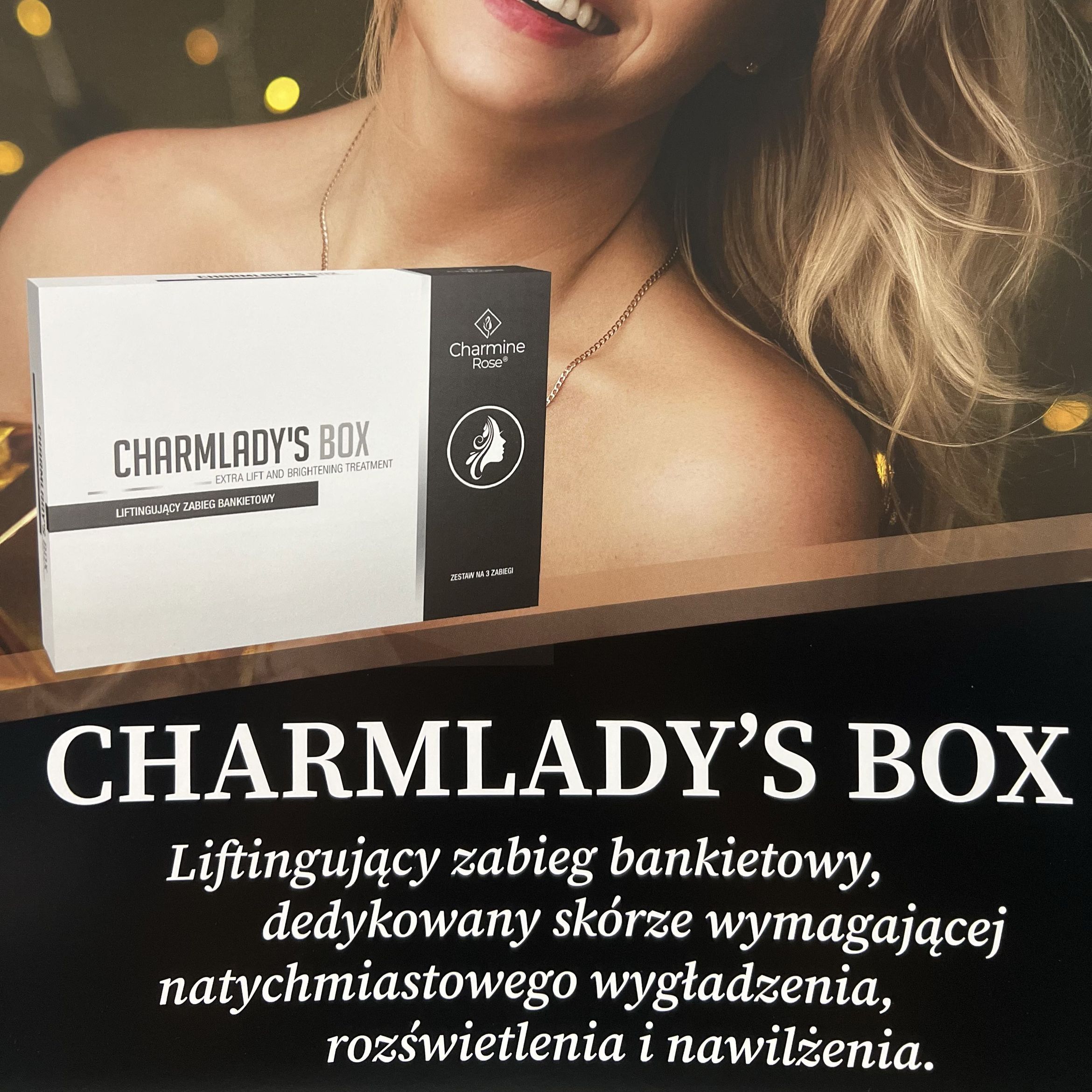 Portfolio usługi Charmladys Box- zabieg bankietowy