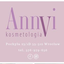 Kosmetologia AnnVi, ulica Pochyła 23, 1D, 53-512, Wrocław