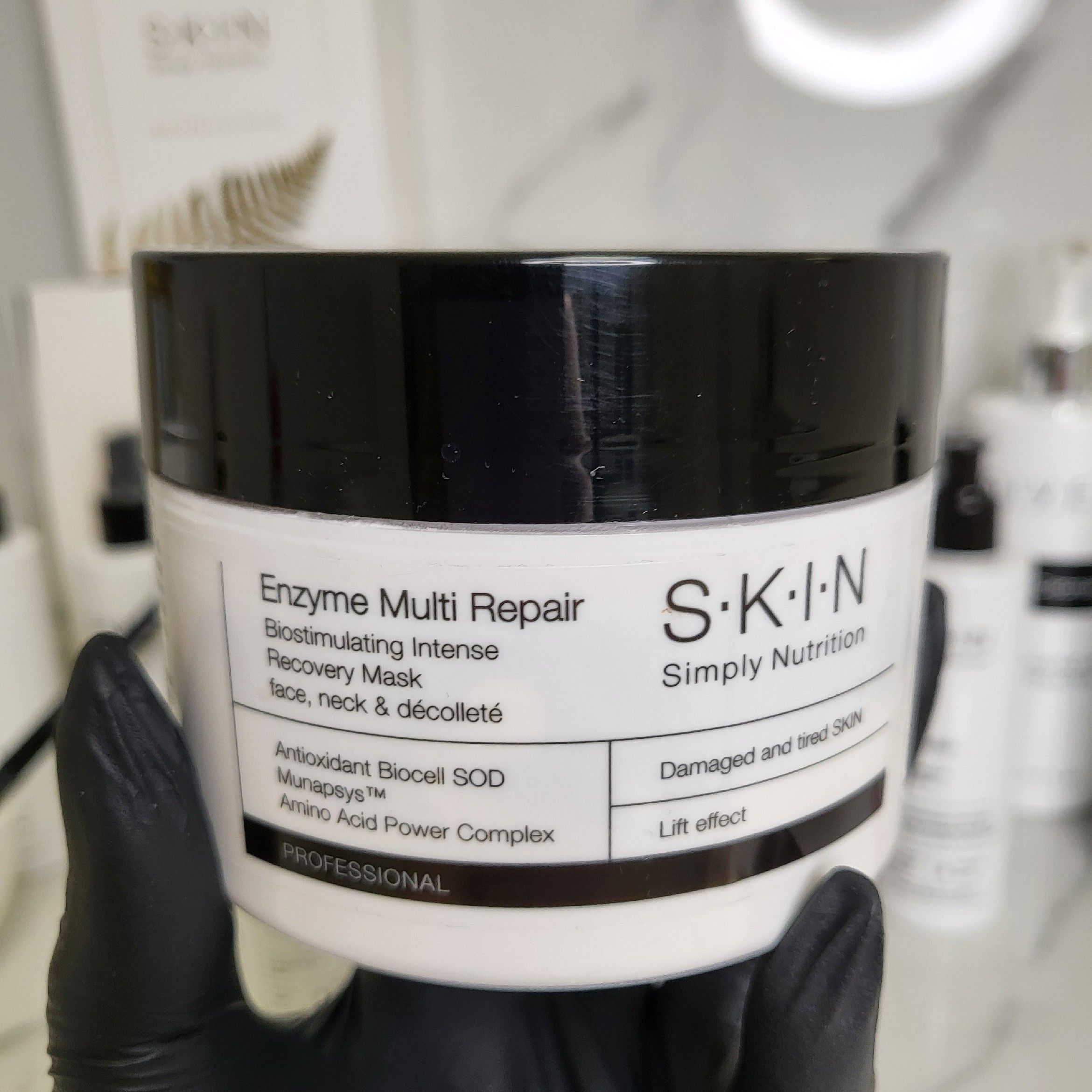 Portfolio usługi Simply SKIN maska enzymatyczna