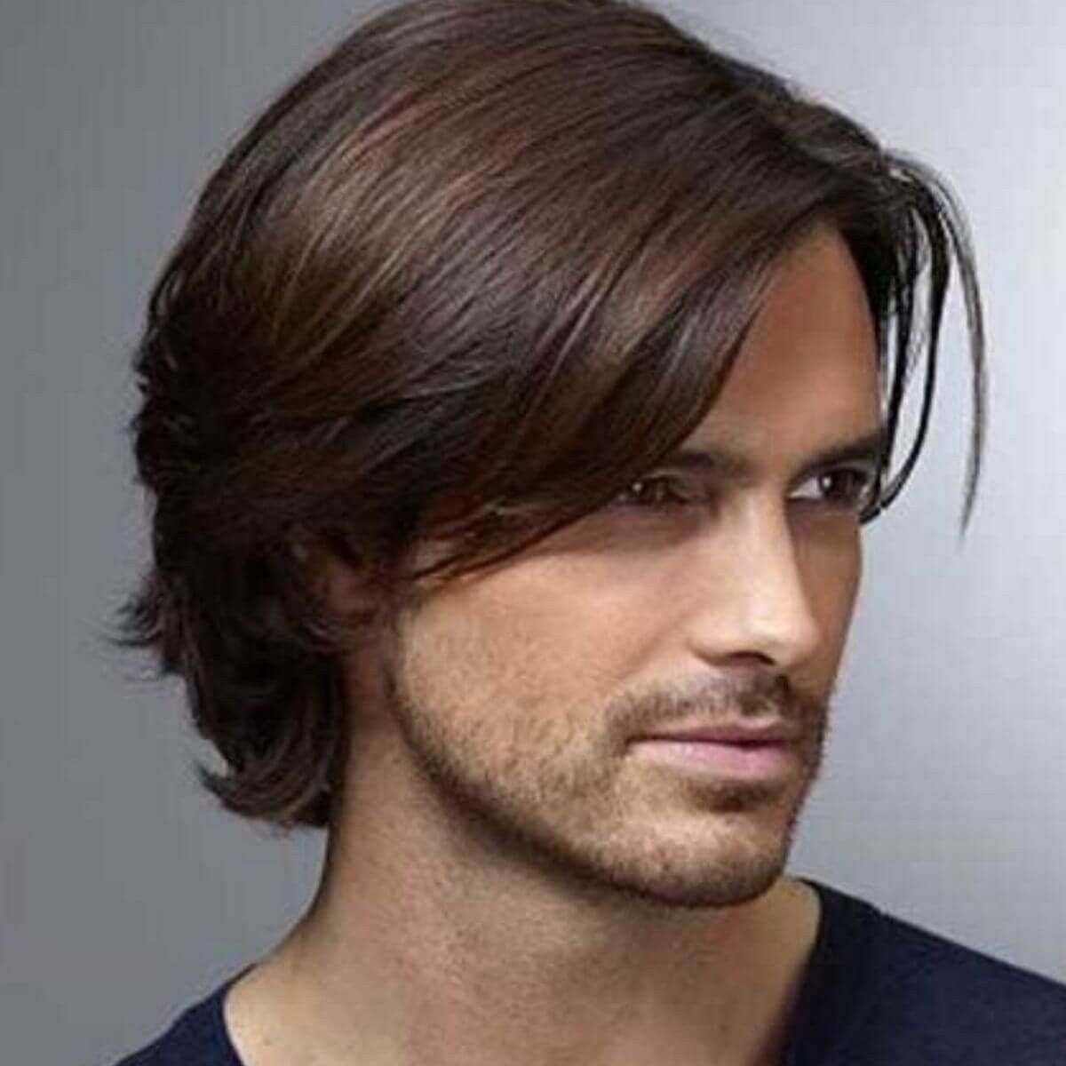 Portfolio usługi Strzyżenie męskie - długie włosy