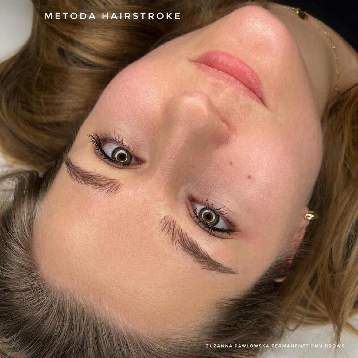 Portfolio usługi Brwi metodą włosa maszynowego HairStroke