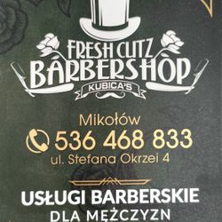 FRESH CUTZ BARBERSHOP KUBICA'S, Stefana Okrzei 4, 43-190, Mikołów, Mokre