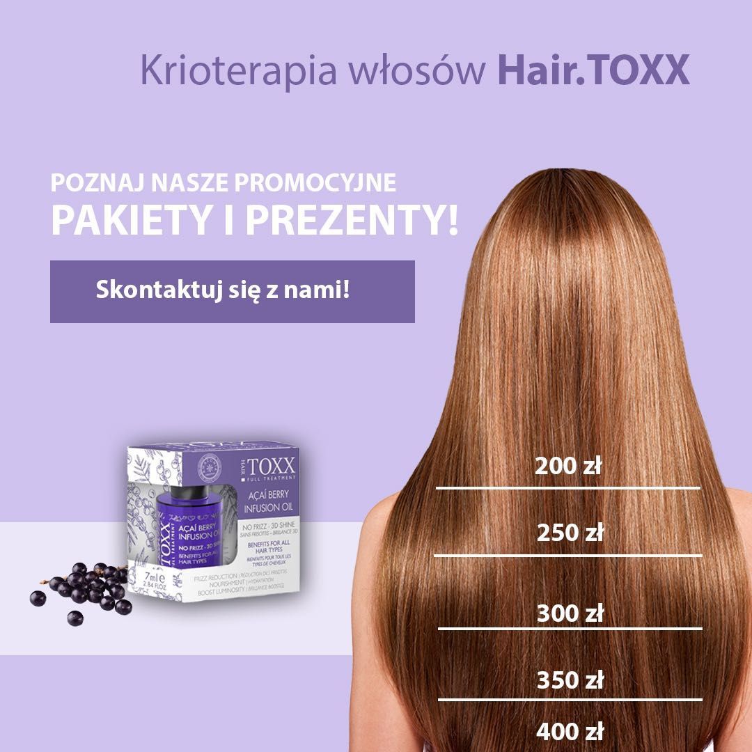 Portfolio usługi Krioterapia włosów ❄️ Hair.TOXX -16stopni