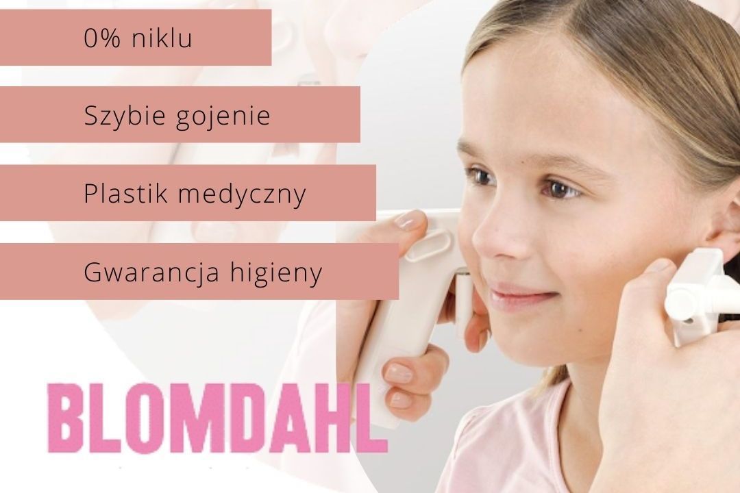 Portfolio usługi Przekłuwanie uszu systemem BOMDAHL
