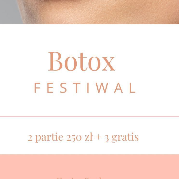 Portfolio usługi Botox 3 partie ( jedna gratis ) promocja
