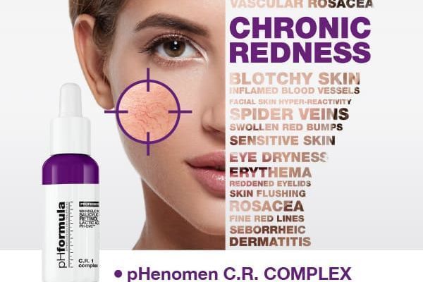 Portfolio usługi pHformula CR  skóra wrażliwa, naczyniowa reaktywna