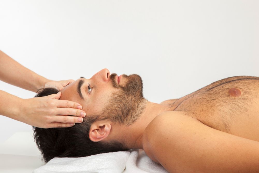 Portfolio usługi Head massage