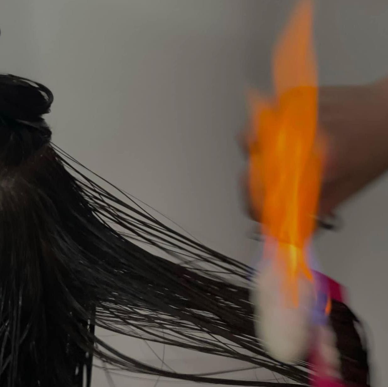 Portfolio usługi Leczenie włosów ogniem 🔥