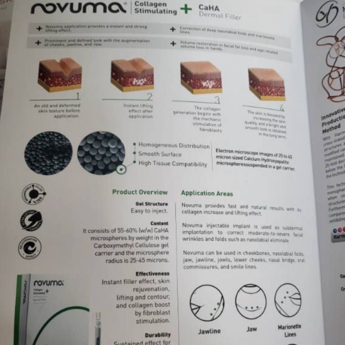 Portfolio usługi Novuma collagen plus stymulator